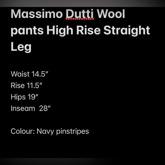 Massimo Dutti Women's Navy Pinstripe Trousers😍😍😍 - Picture 11 of 11
